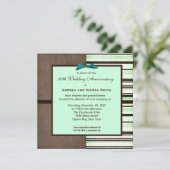 Invitation ChocoMint 50e anniversaire de mariage (Debout devant)
