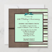 Invitation ChocoMint 50e anniversaire de mariage (Devant)