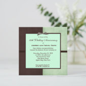 Invitation ChocoMint 50e anniversaire de mariage (Debout devant)