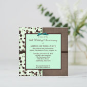 Invitation ChocoMint 50e anniversaire de mariage (Debout devant)