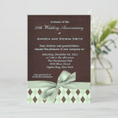 Invitation ChocoMint Mariage Anniversaire (Debout devant)