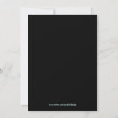 Invitation ChocoMint Mariage Anniversaire (Dos)