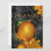 Invitation Choisir une fête Citrouille (Devant)