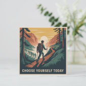 Invitation Choose Yourself Today (Debout devant)