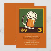 Invitation Chope de Bière (Devant / Derrière)