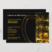 Invitation Chope de Bière (Devant / Derrière)