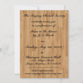 Invitation chorale de concert (Dos)