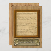 Invitation chorale de concert (Devant / Derrière)