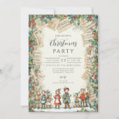 Invitation Chorale victorienne Joyeux Noël (Devant)