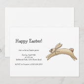 Invitation Choses de ressort · Lapin Brown (Devant / Derrière)
