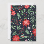 Invitation Choses préférées Aquarelle fête de Noël (Dos)