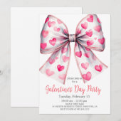Invitation 'Choses préférées' pour la Saint-Valent (Devant / Derrière)