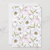 Invitation Chou bébé Il fait froid dehors Baby shower (Dos)