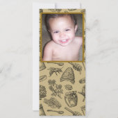 Invitation Chou Bee Beehive Anniversaire Photo Ticket (Dos)