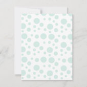 Invitation Chouette des neiges (Dos)