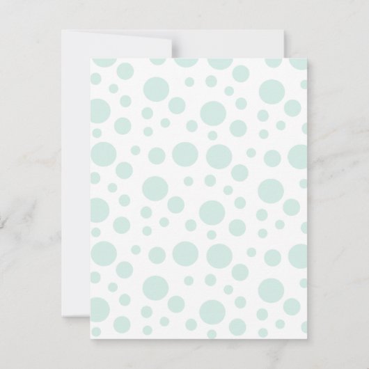 Invitation Chouette des neiges (Dos)