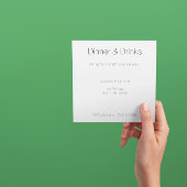 Invitation Chouette d'hiver enchantée, personnalisée