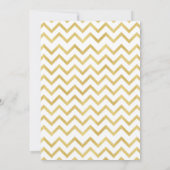 Invitation Chouette en Or Rose Apporte Un Baby shower De Livr (Dos)