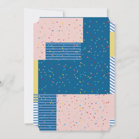 Invitation Chouette rose mignonne Baby shower boisé neutre pa (Dos)