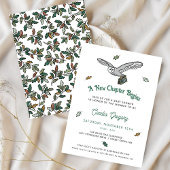 Invitation Chouette Un Nouveau Chapitre Commence Baby Shower