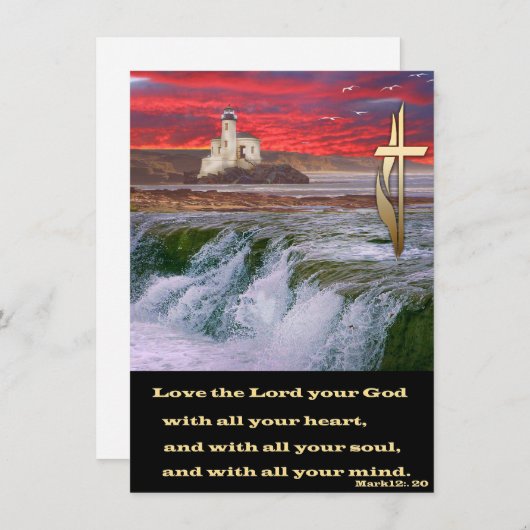 Invitation chrétien (Devant / Derrière)