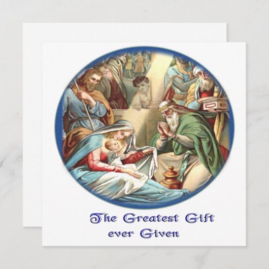 Invitation chrétien (Devant / Derrière)