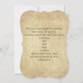 Invitation Chrétien élégant d'écriture sainte de bible (Dos)