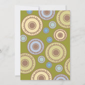 Invitation chrétienne de baby shower de petits (Dos)