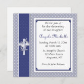 Invitation chrétienne de Periwinkle (Devant / Derrière)