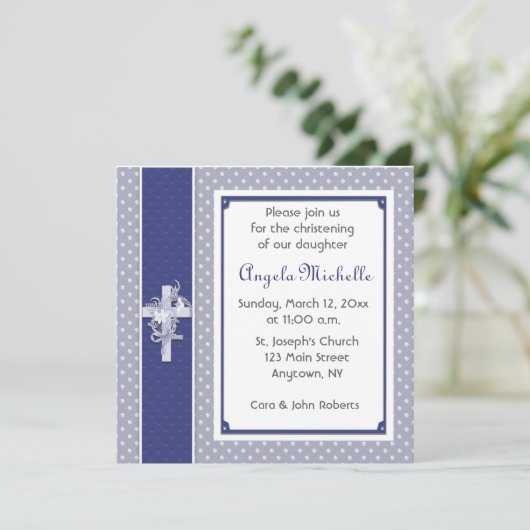 Invitation chrétienne de Periwinkle (Debout devant)