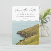 Invitation Christchurch Sauvegarder la date Mariage en Nouvel (Debout devant)