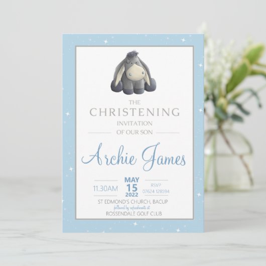 Invitation Christening (Debout devant)