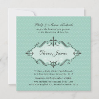 Invitation CHRISTENING INVITES : viva 2SQ