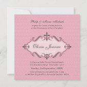 Invitation CHRISTENING INVITES : viva 8SQ (Devant)