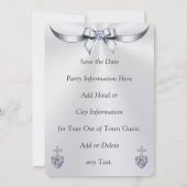 Invitation Christian 60th Save the Date Anniversary Party (Dos)