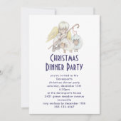 Invitation Christian Angel Shepherd avec Dîner des moutons (Devant)