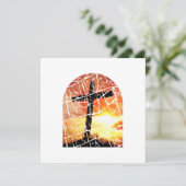 Invitation Christian Cross (Debout devant)