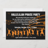 Invitation Christian Halloween PRAISE PARTY (Devant)