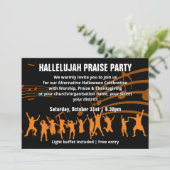 Invitation Christian Halloween PRAISE PARTY (Debout devant)