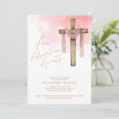 Invitation Christian Missionary Go Away Party (Debout devant)