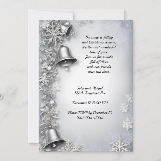 Invitation Christmas Bells (Devant)