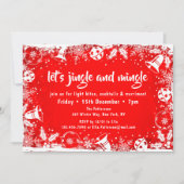 Invitation Christmas Bells Jingle et Mingle Christmas Party (Devant)