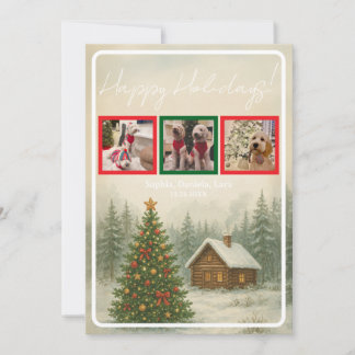 Invitation Christmas Cabin Holiday