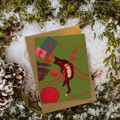 Invitation Christmas Cat Tangle – Festive Kitty Playtime