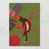 Invitation Christmas Cat Tangle – Festive Kitty Playtime (Devant)