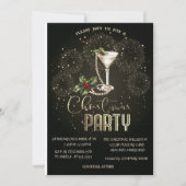 Invitation Christmas Cocktail Fireworks Christmas Company   (Devant)