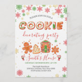 Invitation Christmas Cookie Decorating Party (Devant)