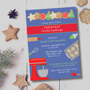 INVITATION CHRISTMAS COOKIE EXCHANGE PARTI