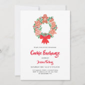 Invitation Christmas Cookie Exchange Party (Devant)