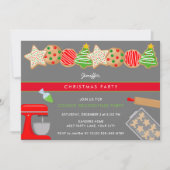 INVITATION CHRISTMAS COOKIE PARTI (Devant)